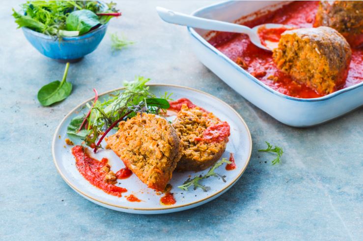 Rôti de lentilles et de noix